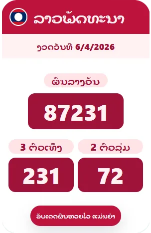 ຕົວຢ່າງກາດຫວຍລາວ